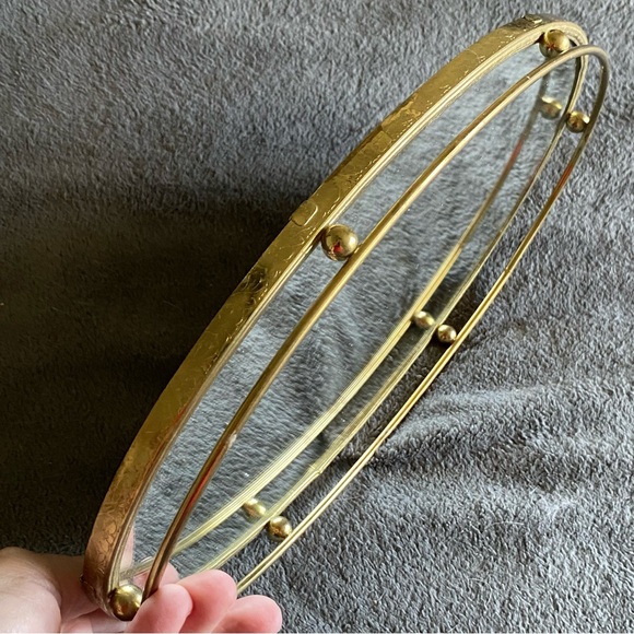 Vintage Oval Vanity Tray - Picture 3 of 6